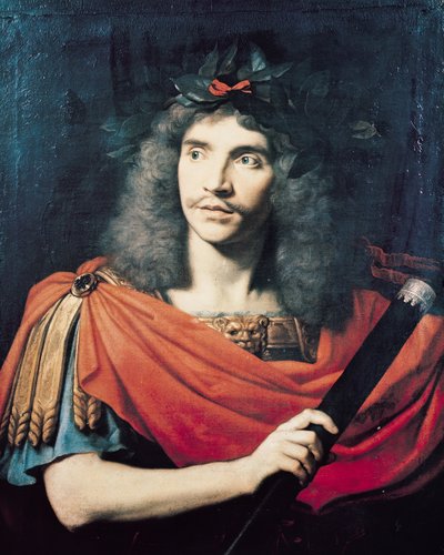 ポンペイの死におけるシーザーの役割におけるモリエール 作： Pierre Mignard